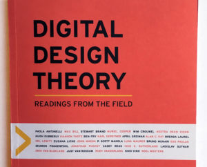 Red cover with title: "Digital Design Theory: Readings from the Field"